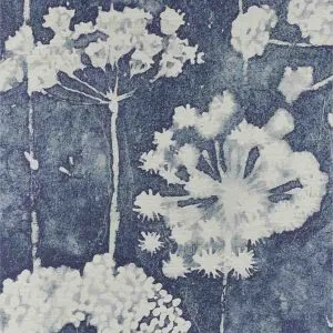 Wish - Blue, Green, 6105-Wish-Blue-Fields-on-Snowfall-Vinyl-Glam-Grass