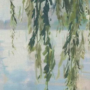 Ripples - Blue, Green, 7380-Serenity-Green-on-Marshmallow-Manila-Hemp